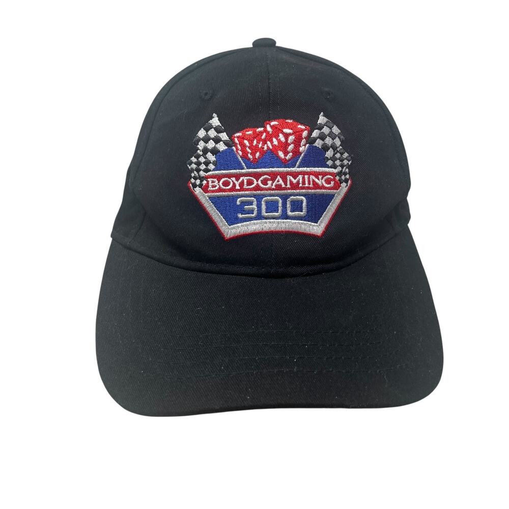 Boyd Gaming 300 NASCAR Racing Hat Mens One SIze Black Embroidered Baseball Cap